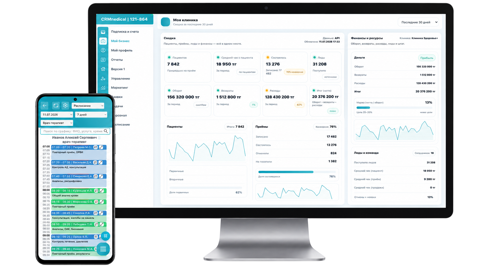 CRM и МИС CRMedical для косметологии